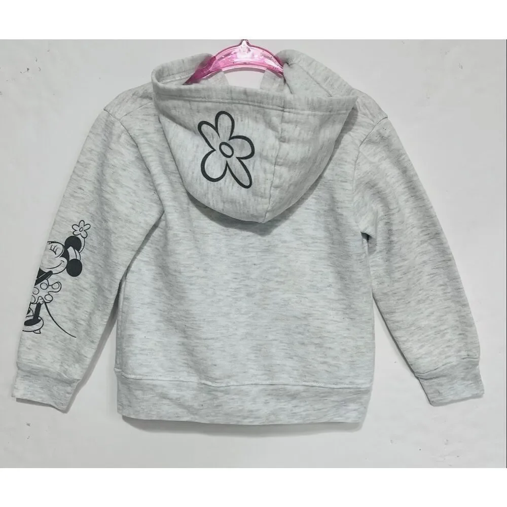 Disney Junior Minnie Gray Hoodie   Size 2T